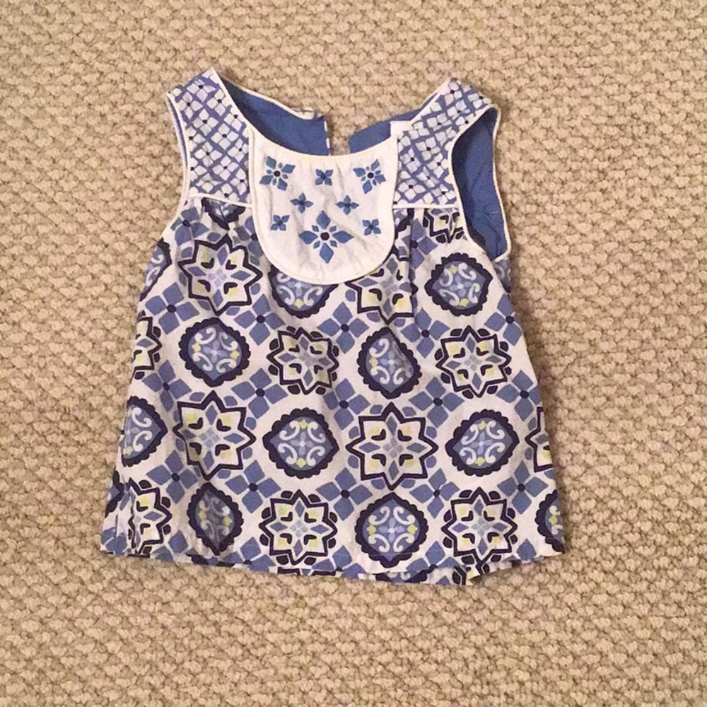 GYMBOREE blue and white kids dress